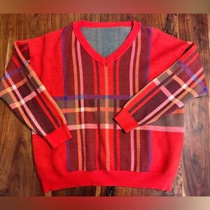 Beach Riot Plaid Sweater (L)